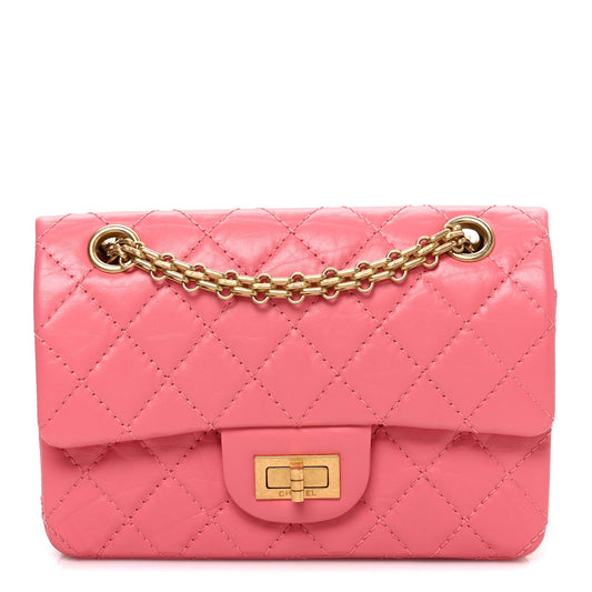 Chanel 2.55 Reissue Mini Flap Bag Pink Aged Calfskin Quilted 2026 image 1 – PRELOOV