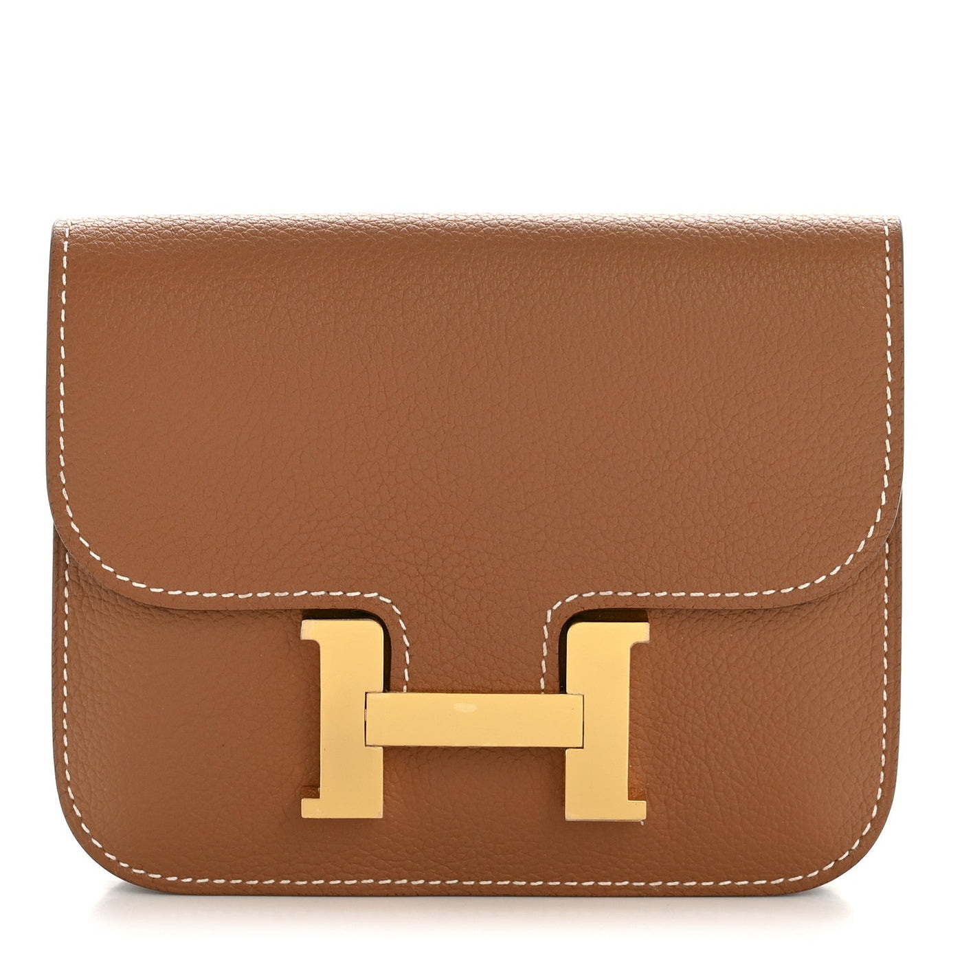 Hermès Evercolor Constance Slim Wallet Gold 2026 PRELOOV