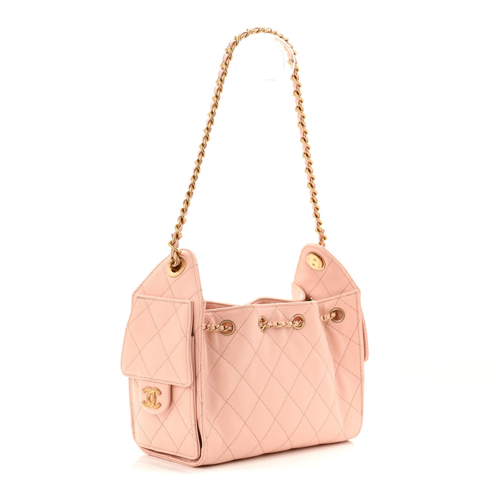 Chanel Caviar Quilted Mini Chanel 25 Handbag Light Pink 2026 – PRELOOV
