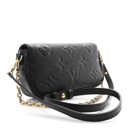 Louis Vuitton Ivy Wallet On Chain Black Empreinte Monogram Giant image 3