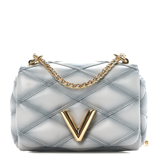 Louis Vuitton Pico GO-14 Ecume Gray Lambskin Malletage image 1