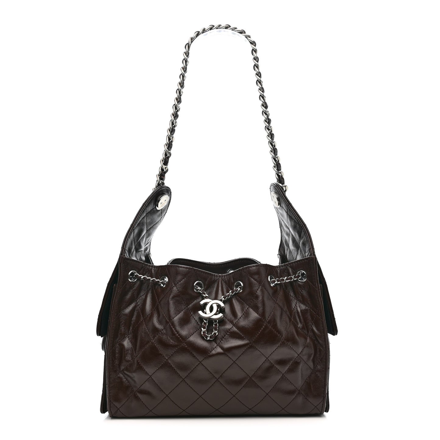 Chanel Caviar Quilted Small Chanel 25 Handbag Dark Brown 2026 – PRELOOV
