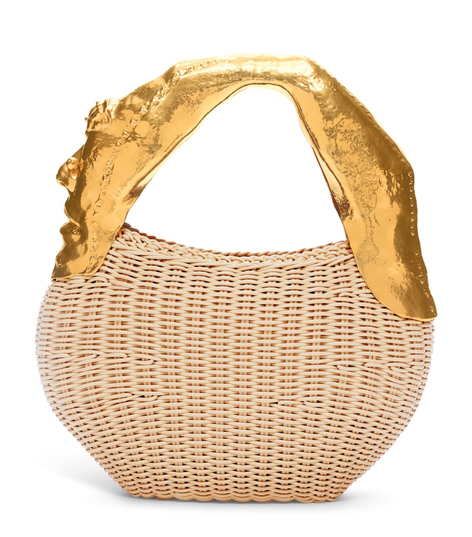 Schiaparelli Calfskin Anatomy Basket Bag Beige – PRELOOV
