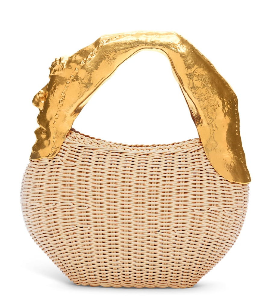 Schiaparelli Calfskin Anatomy Basket Bag Beige – PRELOOV
