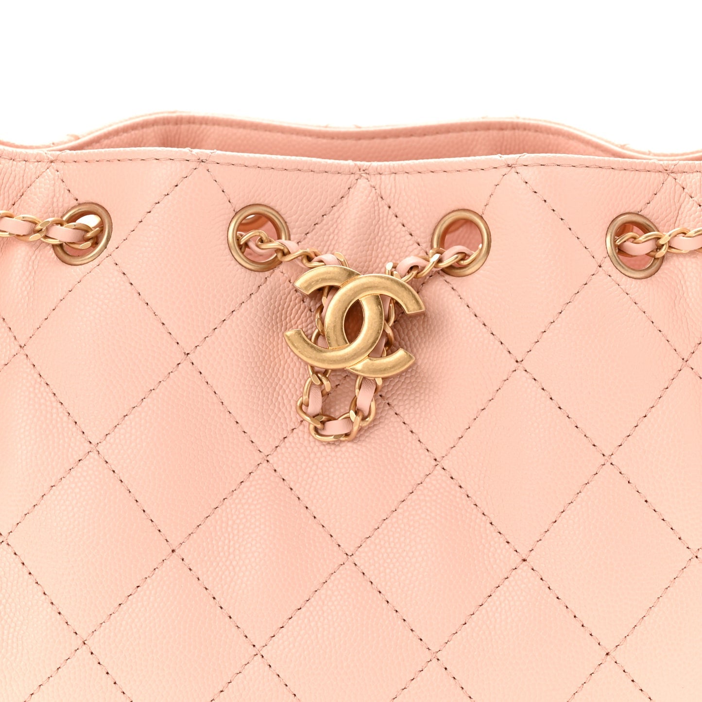 Chanel Caviar Quilted Mini Chanel 25 Handbag Light Pink 2026 – PRELOOV