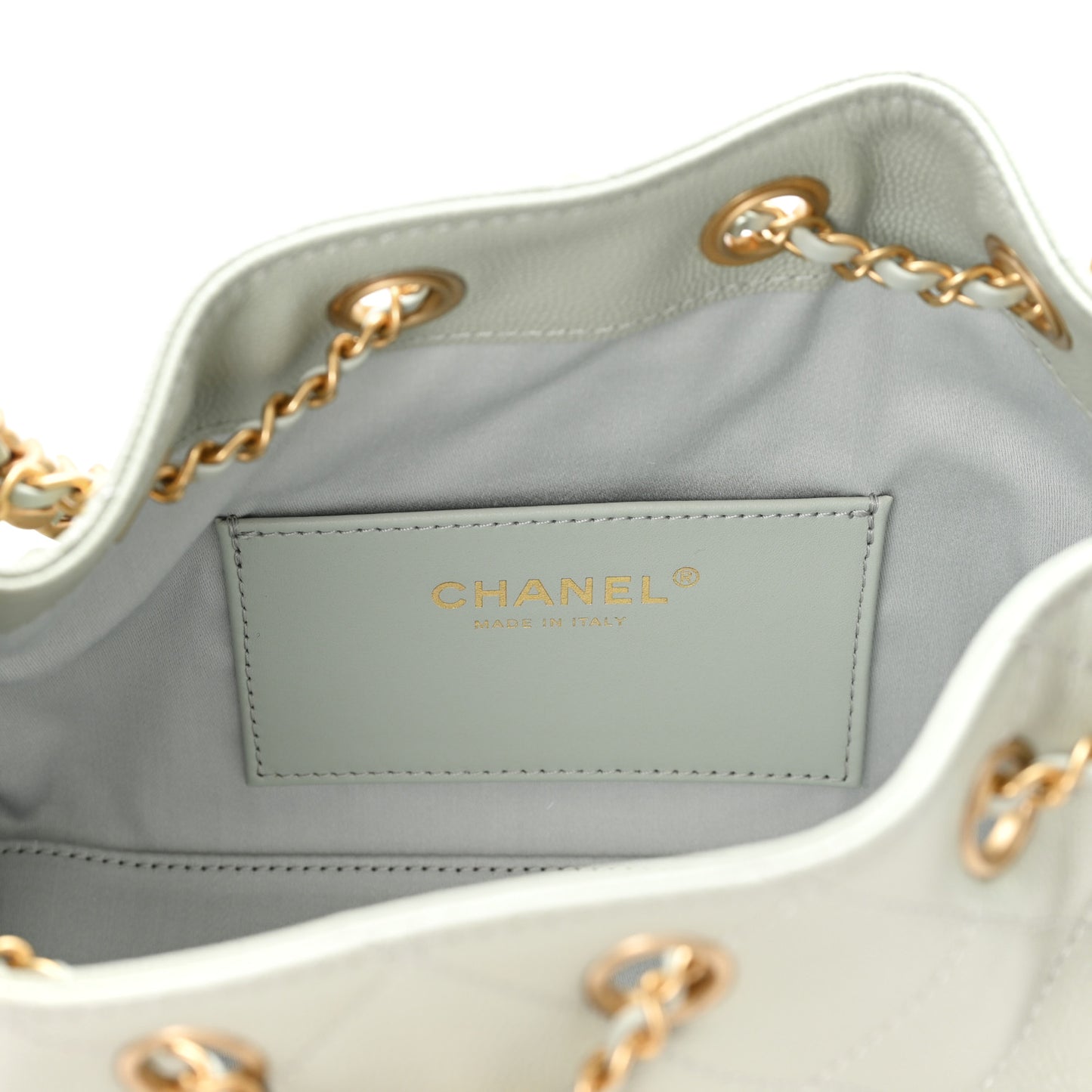 Chanel Caviar Quilted Mini Chanel 25 Handbag Light Green 2026 – PRELOOV