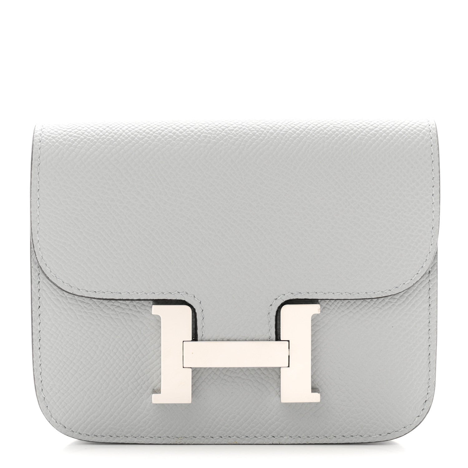Hermès Constance Slim Wallet Glacier Epsom - PRELOOV
