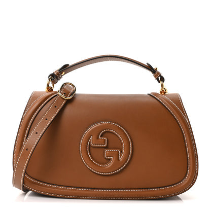 Gucci Large Blondie Top Handle Flap Bag Sundial Calfskin image 1