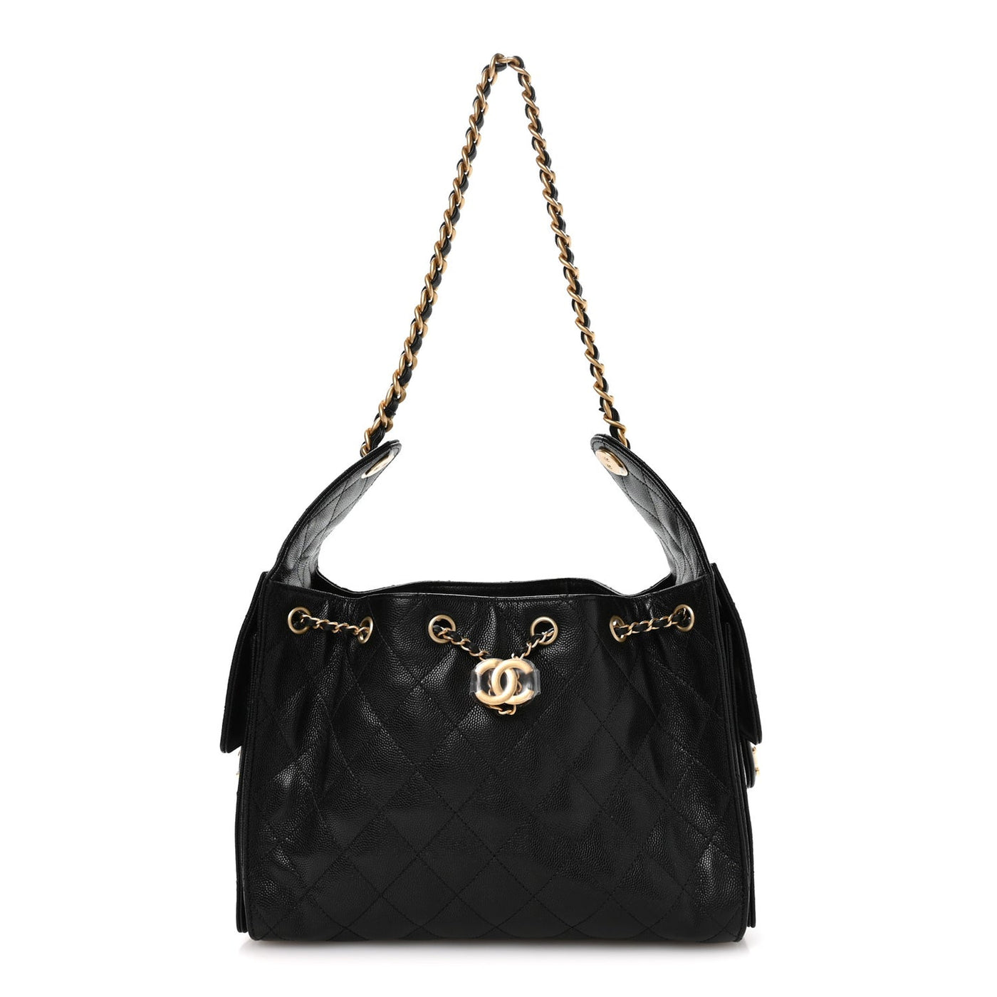 Chanel Caviar Quilted Small Chanel 25 Handbag Black 2026 – PRELOOV