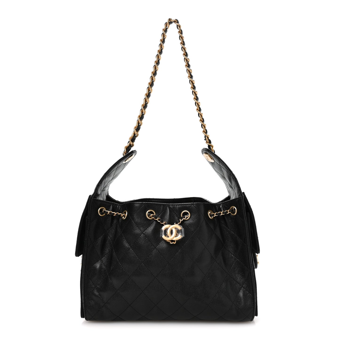 Chanel Caviar Quilted Small Chanel 25 Handbag Black 2026 – PRELOOV