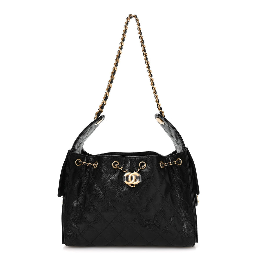 Chanel Caviar Quilted Small Chanel 25 Handbag Black 2026 – PRELOOV