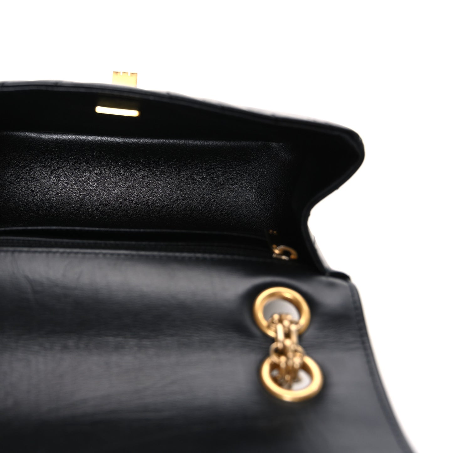 Chanel 2.55 Reissue Mini Flap Bag Black Aged Calfskin Chevron Quilted 2026 image 5 – PRELOOV