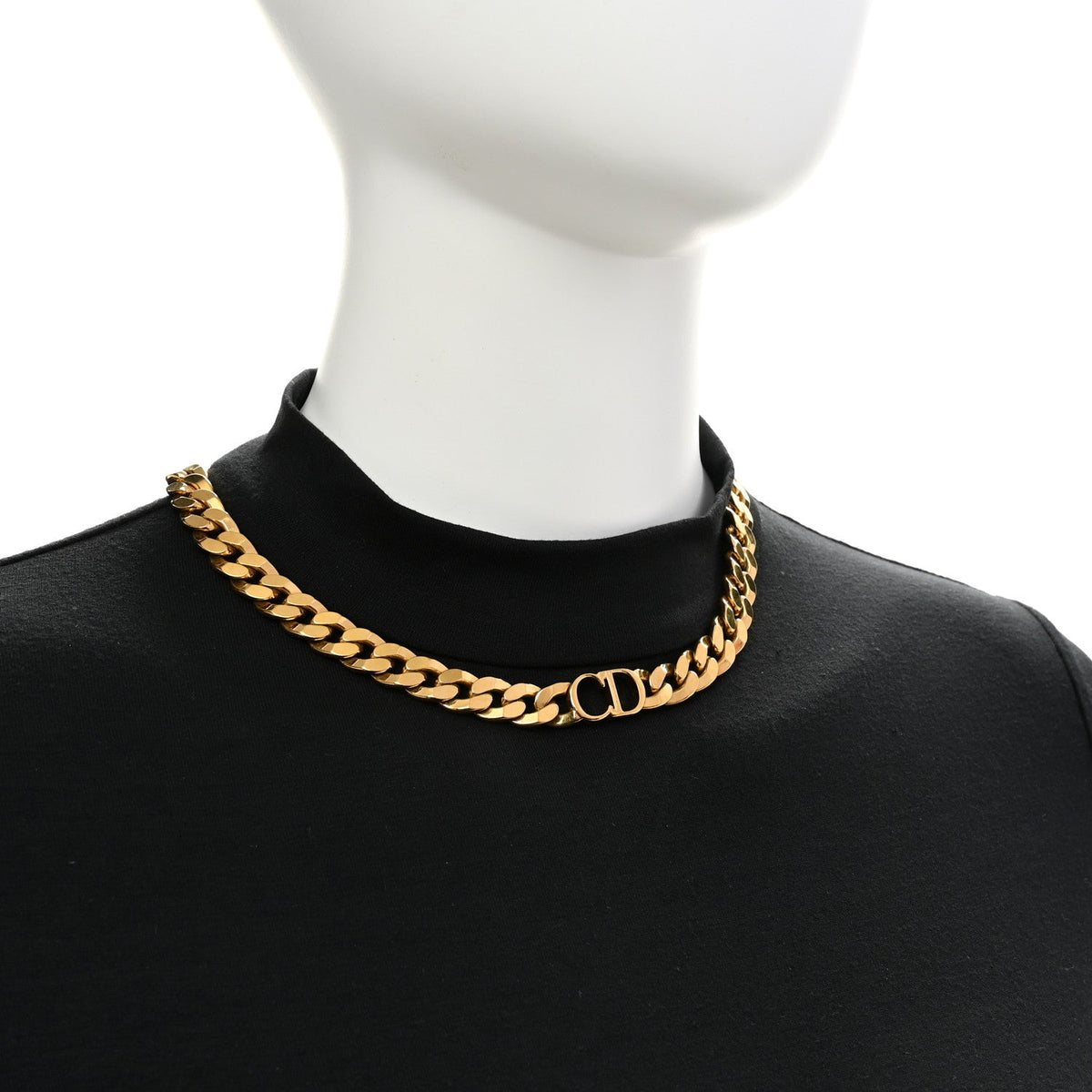 Christian Dior Danseuse Etoile Chain Choker Necklace Gold image 2