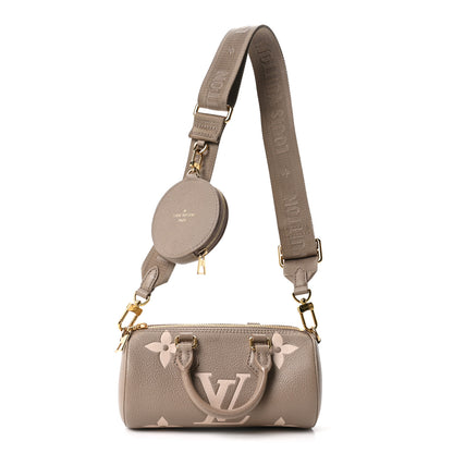 Louis Vuitton Papillon BB Tourterelle Cream Empreinte Monogram Giant image 1