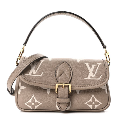 Louis Vuitton Nano Diane Tourterelle Creme Empreinte Monogram Giant – PRELOOV