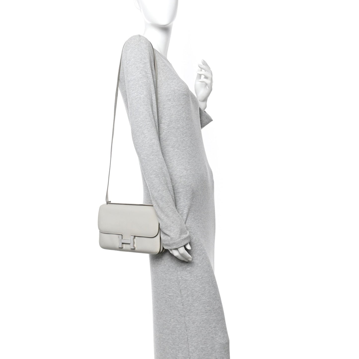 Hermès Evergrain Constance Elan 25 Gris Perle foto 2