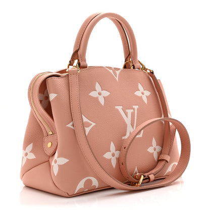 Louis Vuitton Petit Palais Rose Trianon Creme Empreinte Monogram Giant image 3