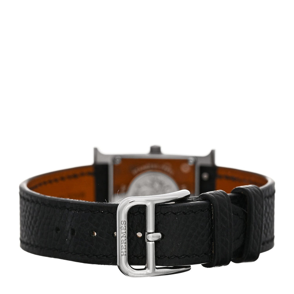 Hermes Heure H 21mm Watch Noir Epsom image 3