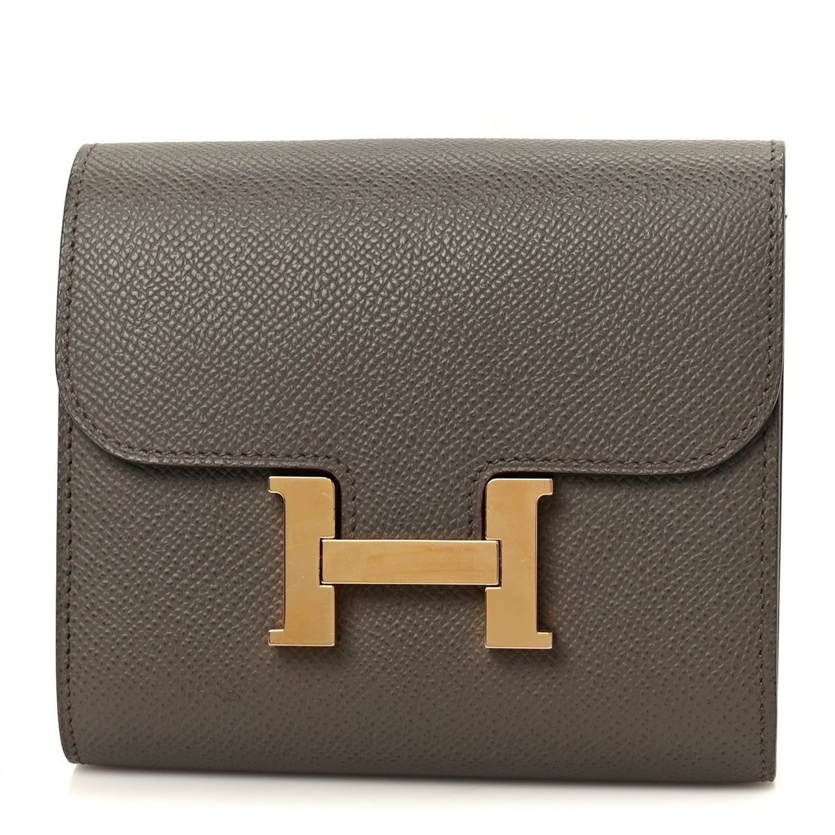 Hermès Constance Short Wallet Etain Epsom - PRELOOV