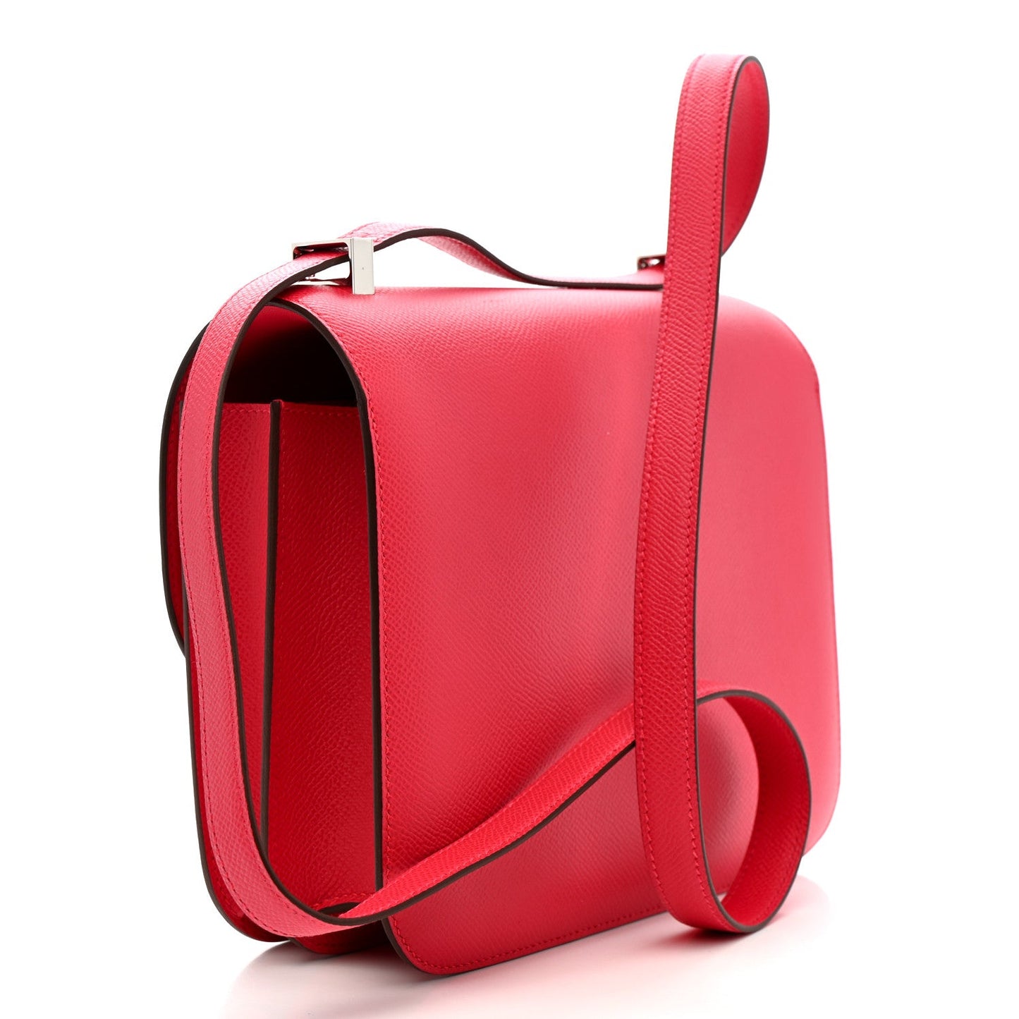 Hermès Epsom Shiny Alligator Lizard Constance 24 Rose Extreme Rose Poupre Etru Ombre foto 4