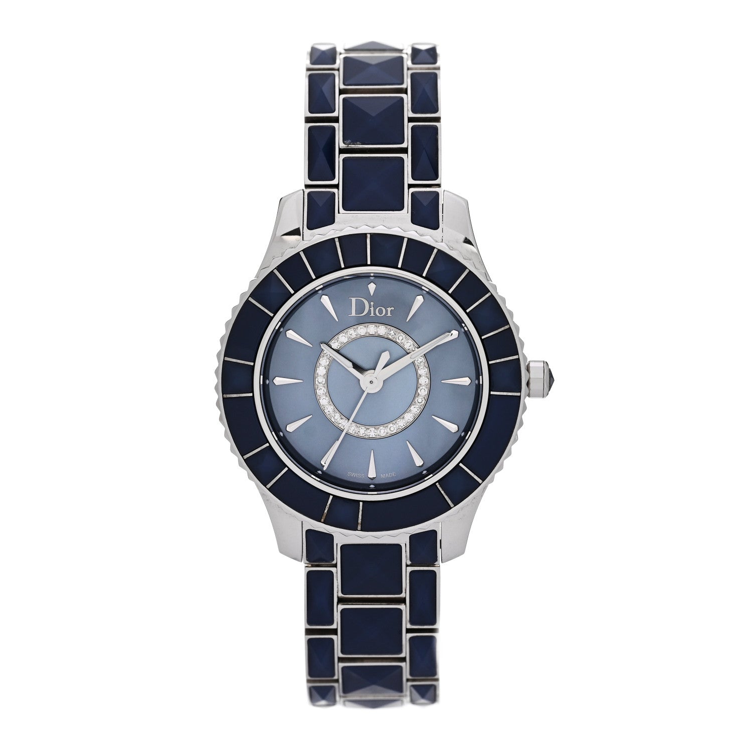 Christian Dior Christal 33mm Blue Mother of Pearl Watch image 1