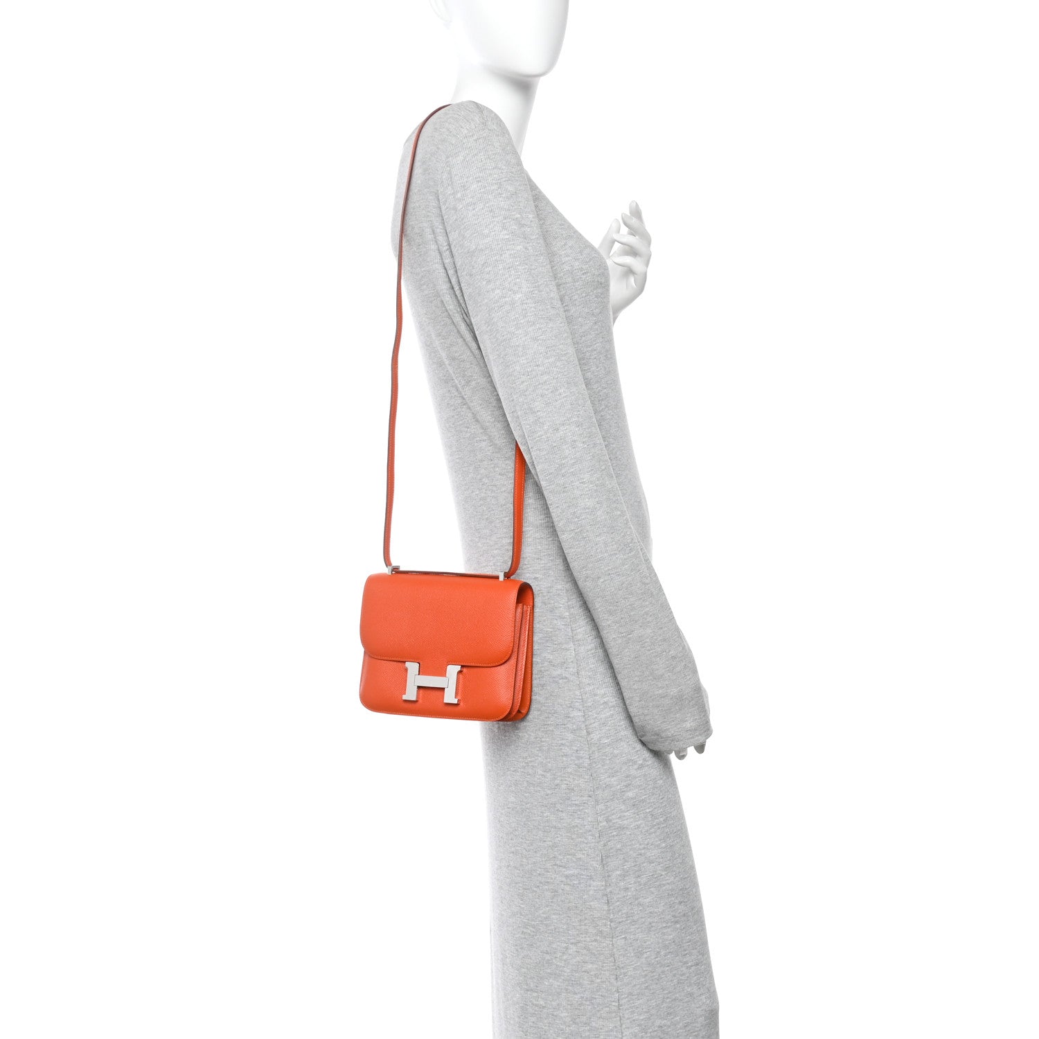Hermès Epsom Constance 18 Feu foto 2