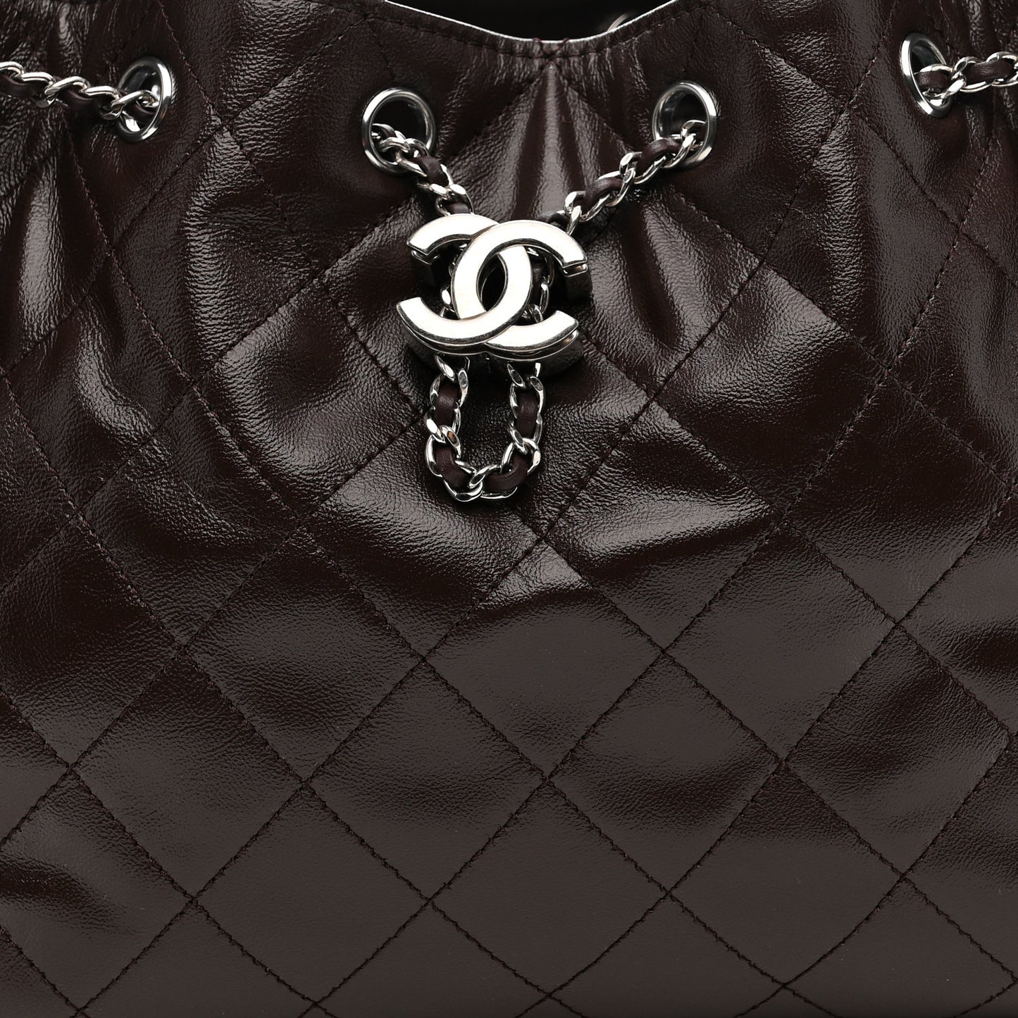 Chanel Caviar Quilted Small Chanel 25 Handbag Dark Brown 2026 – PRELOOV