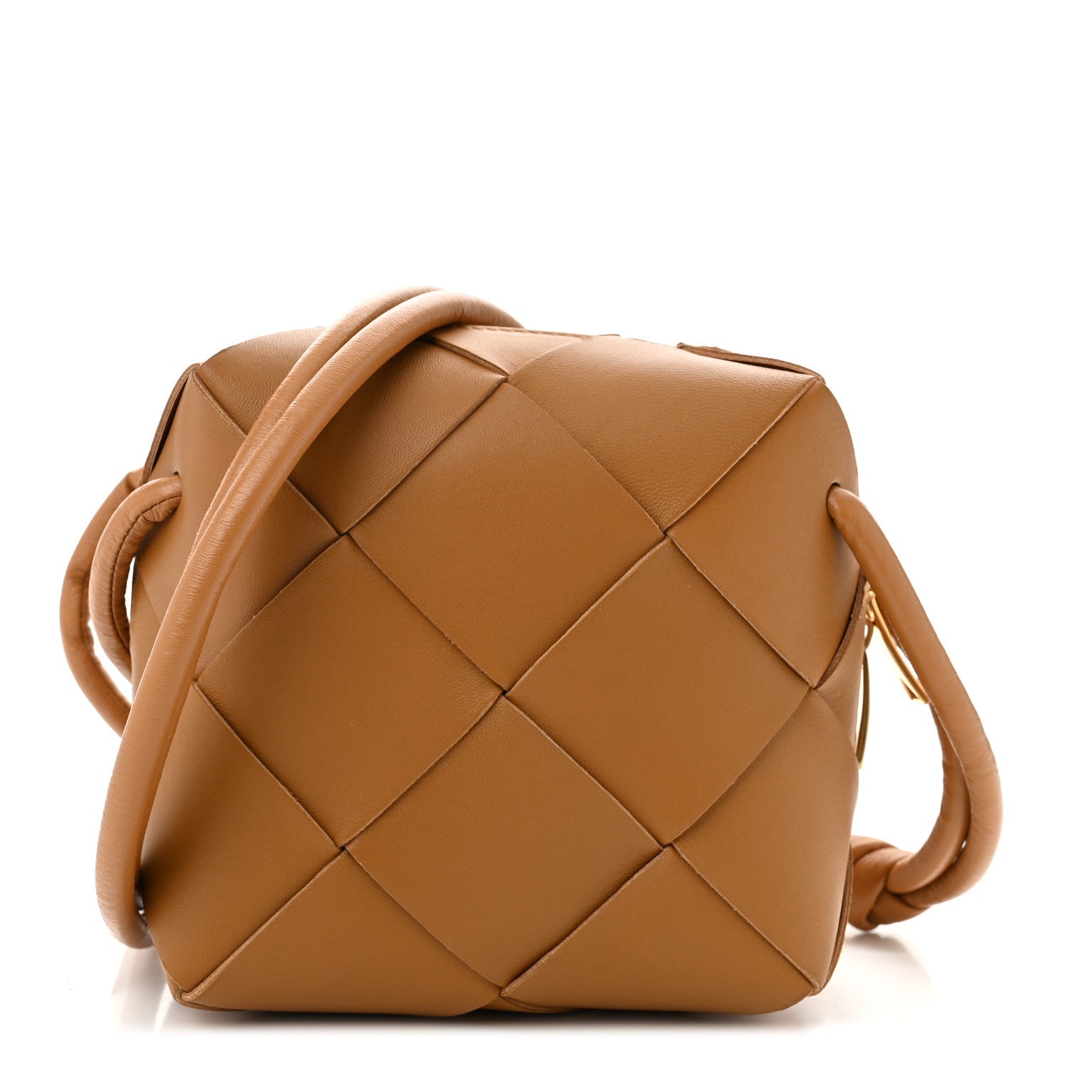 Bottega Veneta Lambskin Maxi Intrecciato Mini Cassette Camera Bag Acorn 2026 PRELOOV foto 1
