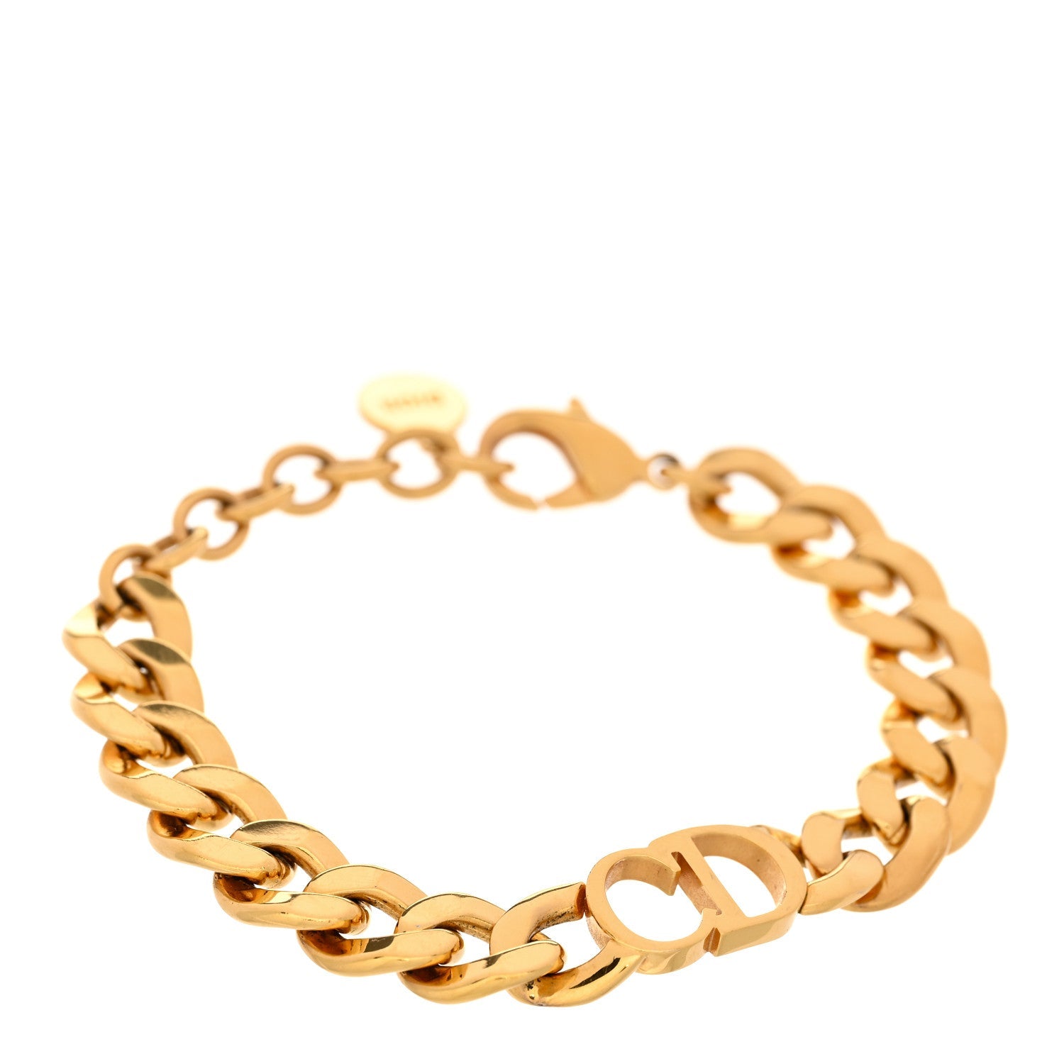 Christian Dior CD Icon Chain Bracelet Gold image 1