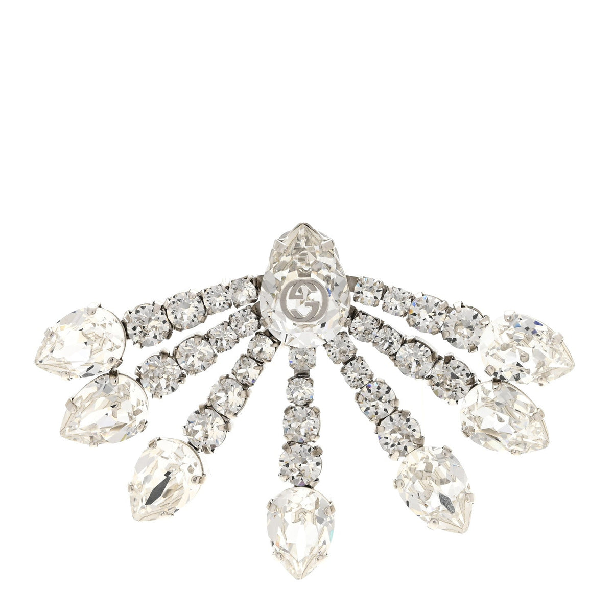Gucci Crystal Single Earring Silver image 1