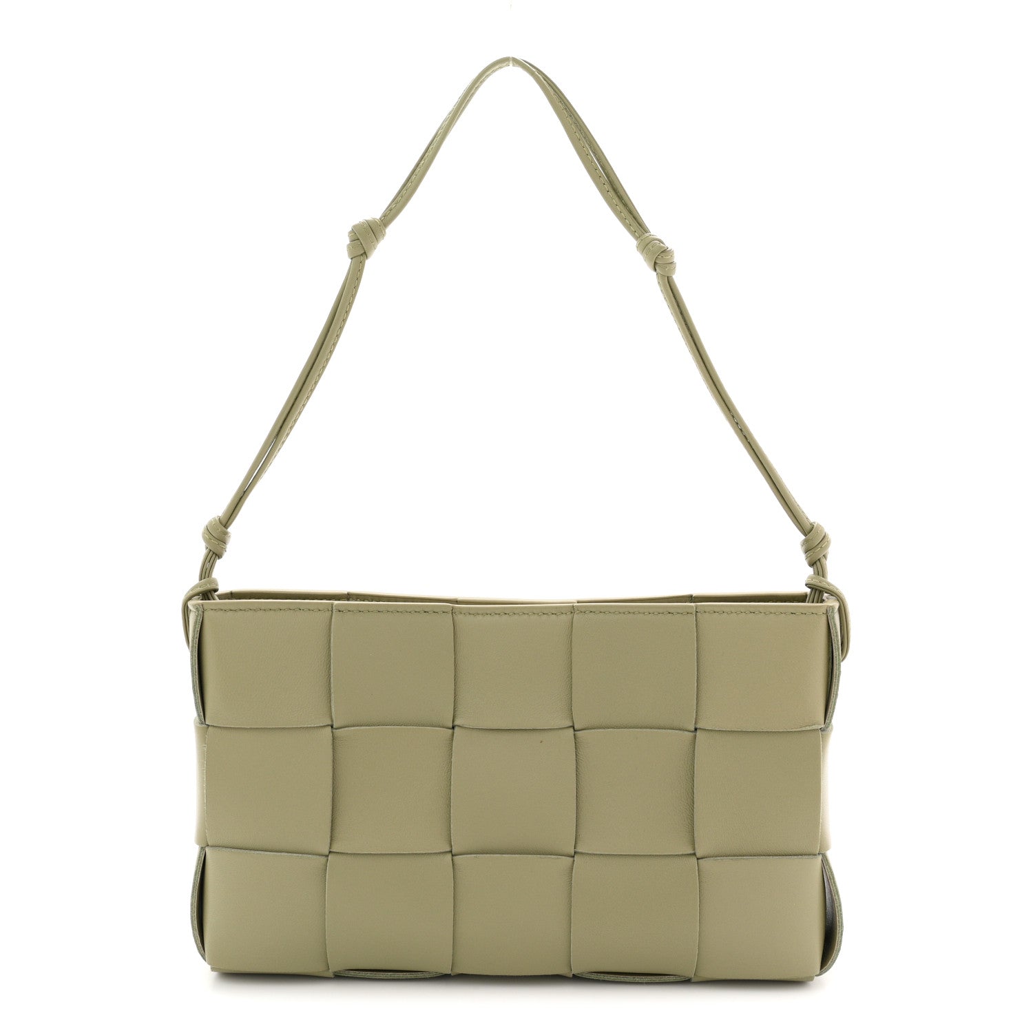 Bottega Veneta Calfskin Maxi Intrecciato Cassette Pouch On Strap Travertine 2026 PRELOOV foto 1