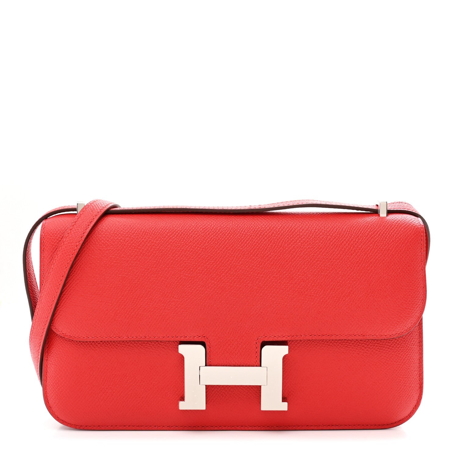 Hermès Epsom Constance Elan 25 Rouge Radieux