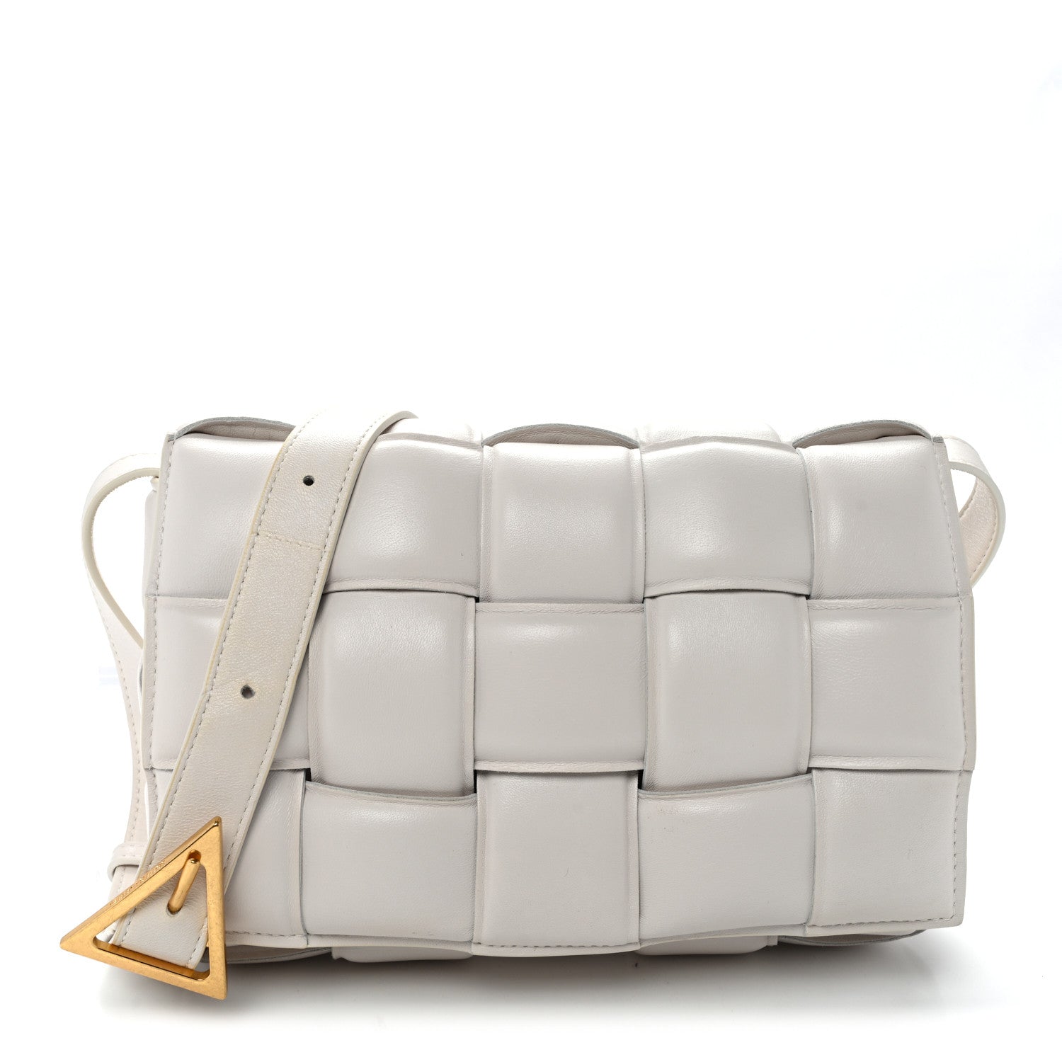 Bottega Veneta Nappa Maxi Intreccio Padded Cassette Crossbody Bag Chalk 2026 PRELOOV foto 1
