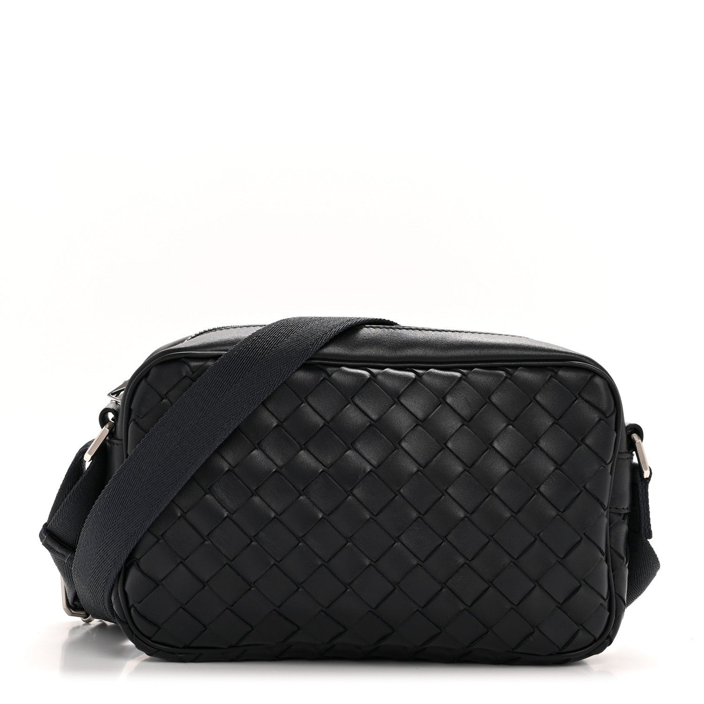 Bottega Veneta Calfskin Intrecciato Small Camera Bag Navy 2026 PRELOOV foto 1
