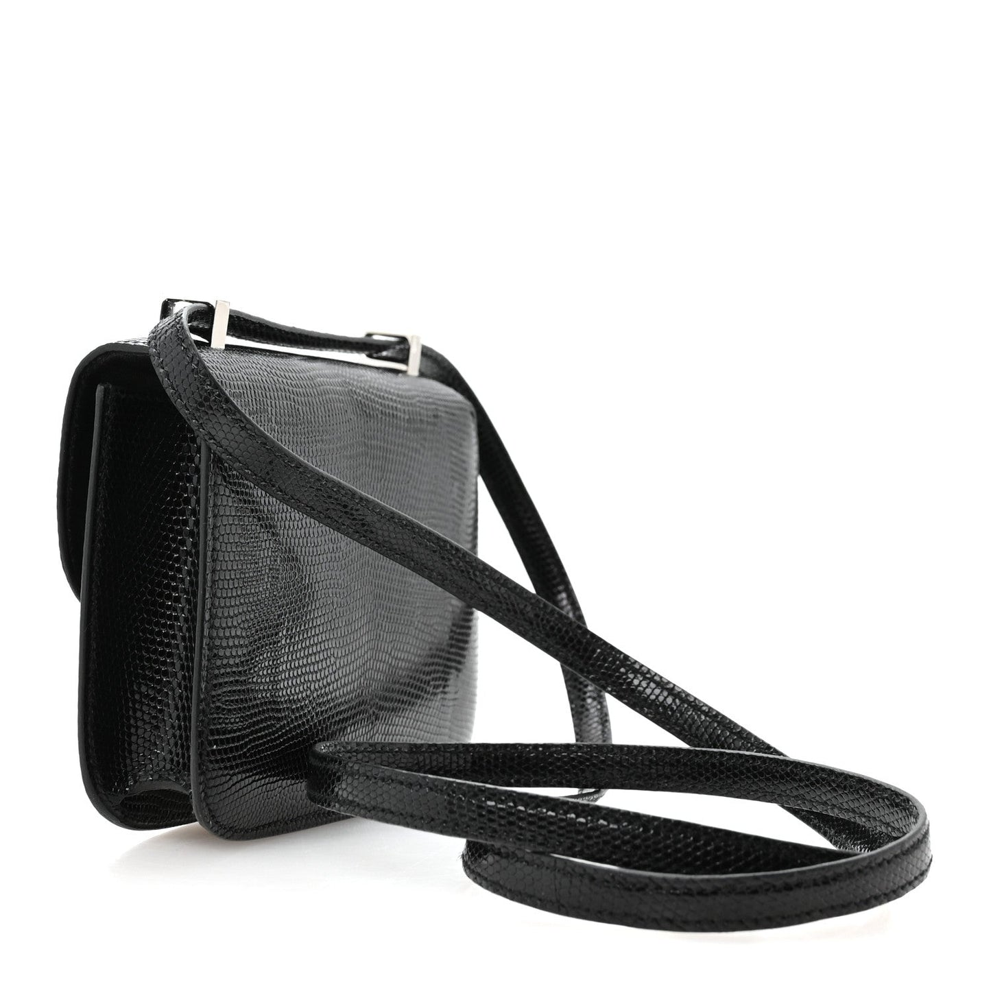 Hermès Lizard Niloticus Micro Constance 14 Black foto 4